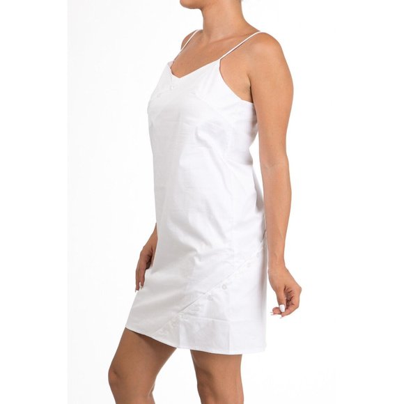 Women's Stay Chic & Comfortable in this Casual Cross Detailed Button Dress - Picture 8 of 16